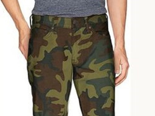 Levi's Men's 541 Athletic Fit Camo Jeans Green Size 34X32