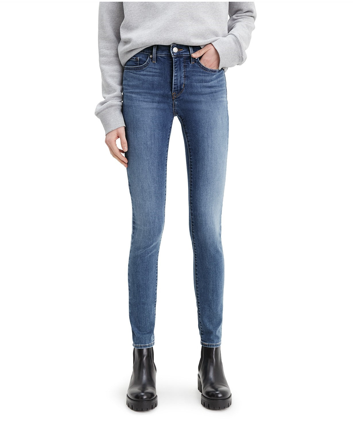 Levi's Women's 311 Shaping Skinny Jeans Dark Blue Size 26 W