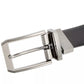 Perry Ellis Portfolio Men's Leather Mr. Pebble Reversible Belt Black Size 32