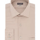 Van Heusen Men's Flex Regular-Fit Stretch Wrinkle-Free Nailshead Print Dress Shirt Med Beige Size 36-37