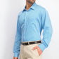 Van Heusen Men's Classic/Regular-Fit Performance Stretch Wrinkle-Free Flex-Collar Check Dress Shirt Lagoon Size 17-34-35