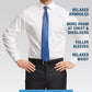 Van Heusen Men's Classic/Regular-Fit Wrinkle-Free Performance Stretch Flex Collar Check Dress Shirt White Size 34-35