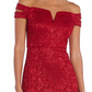 Nightway Women's Lace Off-The-Shoulder Gown