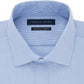 Tommy Hilfiger Men's Athletic Fit Performance Stretch TH Flex Collar Fineline Stripe Dress Shirt Blue Size 17.5x34-35