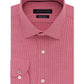 Tommy Hilfiger Men's Slim-Fit Non-Iron Performance Stretch Check Dress Shirt Bright Red Size 16.5X32-33