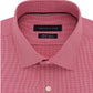 Tommy Hilfiger Men's Slim-Fit Non-Iron Performance Stretch Check Dress Shirt Bright Red Size 16.5X32-33