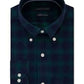 Tommy Hilfiger Men's Classic-Fit Check Dress Shirt Dark Green Size 16.5X32-33