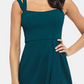 Xscape Women's Petite Double-Strap Gown Green Size 8P
