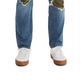 Levi's Men's 502 Tapered Fit Ripped With Camo Print Repair Jeans Blue Size 38X30
