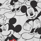 Repeating Mickey Mouse Men's T-Shirt By Jem White Size Large