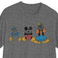 Hybrid Men's Group Mickey Short Sleeve Graphic T-Shirt Gray Size X-Large