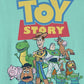 Disney Men's Toy Story Classic Graphic T-Shirt Blue Size Extra Large