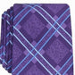 Perry Ellis Men's Denner Classic Plaid Tie Purple Size Regular
