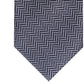 Perry Ellis Men's Savin Herringbone Tie Black Size Regular