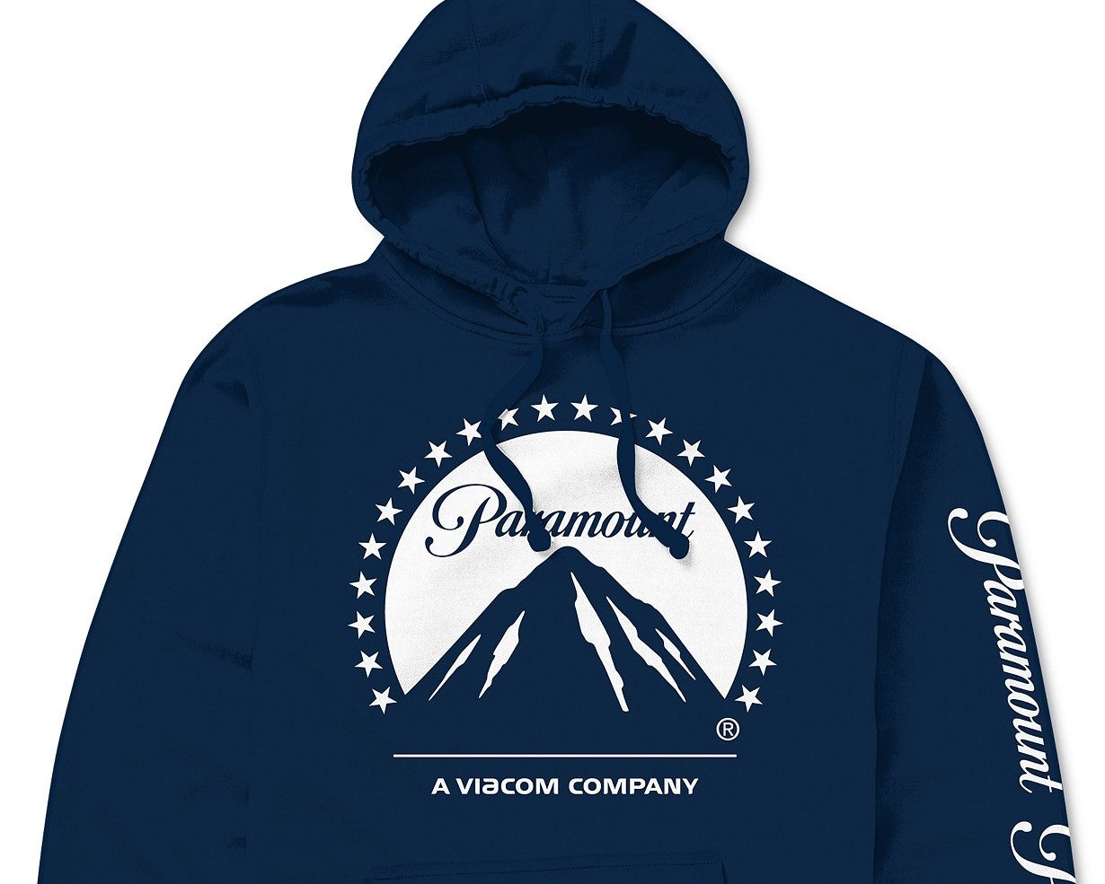 Paramount Logo Men's Hoodie Navy Size XX Large
