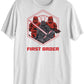 First Order Men's Graphic T-Shirt white Size Medium