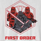 First Order Men's Graphic T-Shirt white Size Medium
