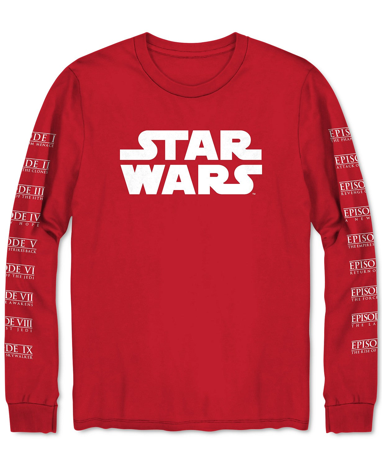 Star Wars Men's Graphic Sweatshirt Red Size Medium