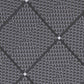 Perry Ellis Men's Burr Classic Geo Grid Tie Gray One Size