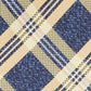 Perry Ellis Men's Duxbury Classic Plaid Tie Yellow One Size