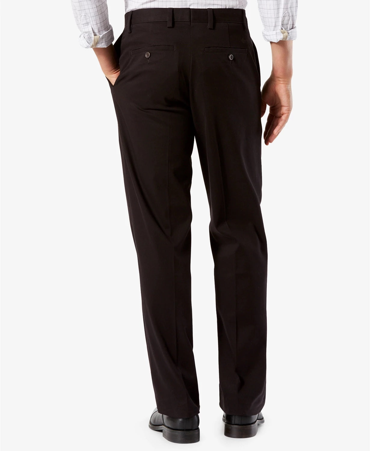 Dockers Men's Easy Classic Fit Khaki Stretch Pants Black Size 34X34