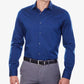 Calvin Klein Men's Slim Fit Non Iron Performance Herringbone Point Collar Dress Shirt Purple Size 15-34-35