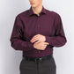 Calvin Klein Men's Classic-Fit Non-Iron Performance Herringbone Spread Collar Dress Shirt Red Size 34-35