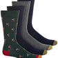Gold Toe Men's Santa Golfer Moisture Control Crew Socks Multi Size 6-12