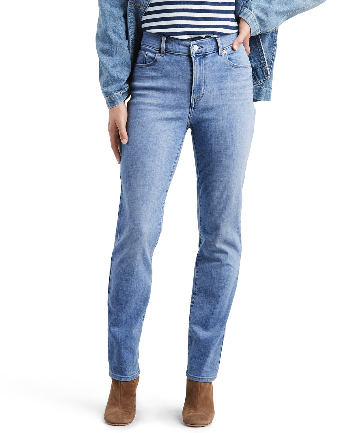 Levi's Women's Classic Straight Jean Med Blue Size 12