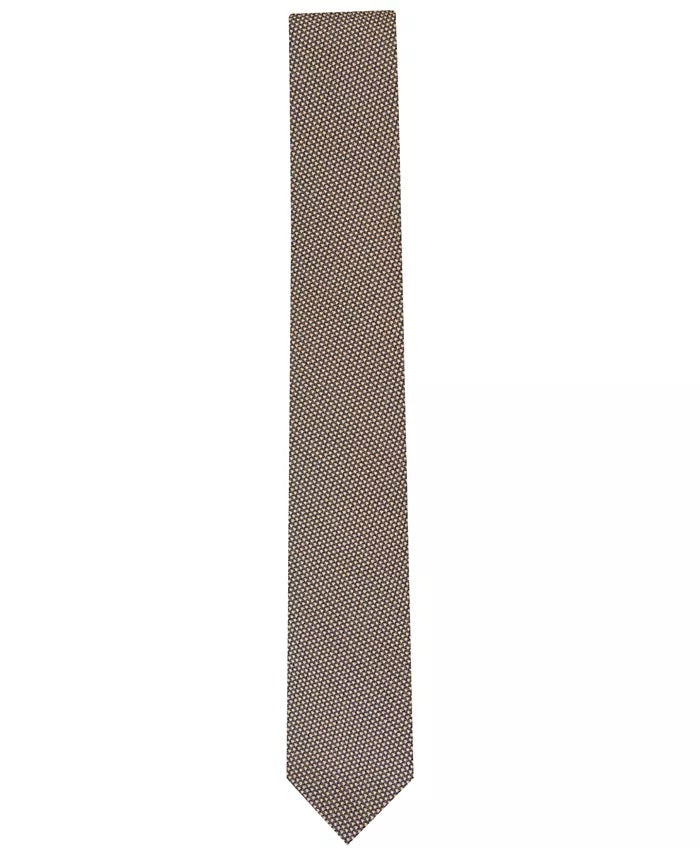Bar III Men's Knit Geo-Print Tie  Pink Size Regular