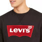 Levi's Men's Logo Graphic Crewneck Sweatshirt Black Size X-Large