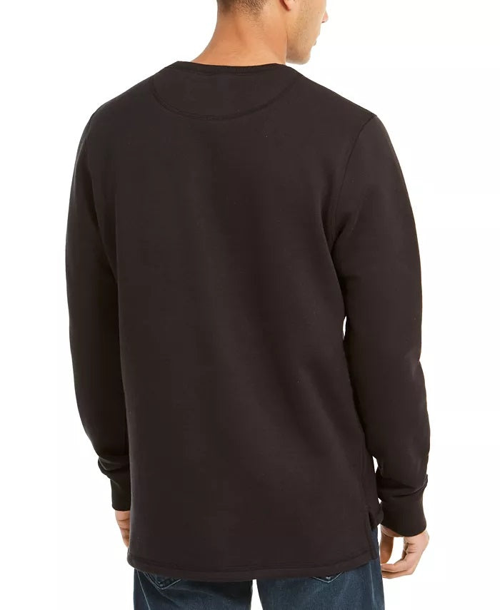 Levi's Men's Logo Graphic Crewneck Sweatshirt Black Size X-Large