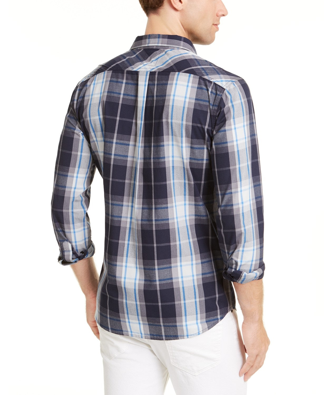 Levi's Men's Osaka Woven Plaid Shirt Blue Size 2 Extra Large