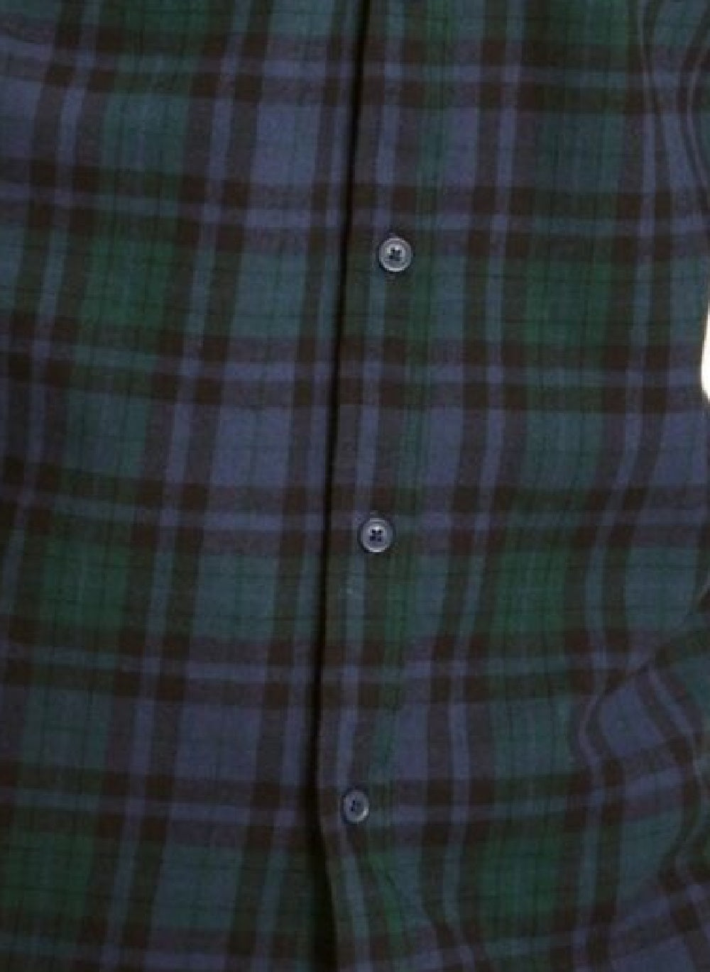 Levi's Men's Plaid Collared Work Dress Green Size Large
