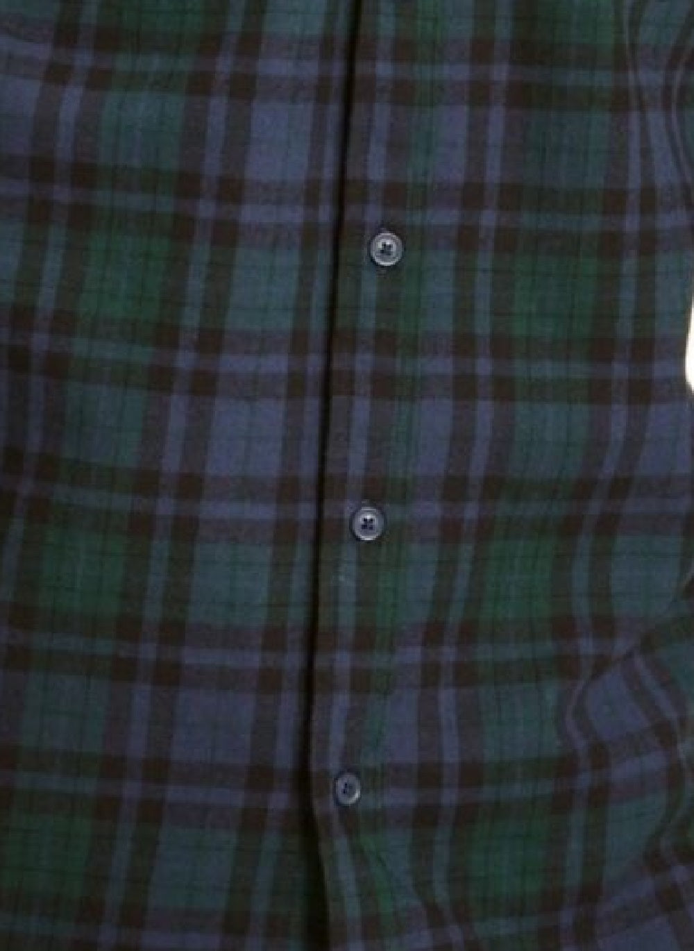 Levi's Men's Plaid Collared Work Dress Navy Size Small
