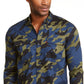 Levi's Men's Newski Camouflage Shirt Dark Green Size Small