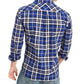 Levi's Men's Plaid Button-down Shirt Sodalite Blue Size Medium
