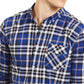 Levi's Men's Plaid Button-down Shirt Sodalite Blue Size Extra Large