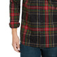 Levi's Men's Malden Plaid Shirt Black Size Large