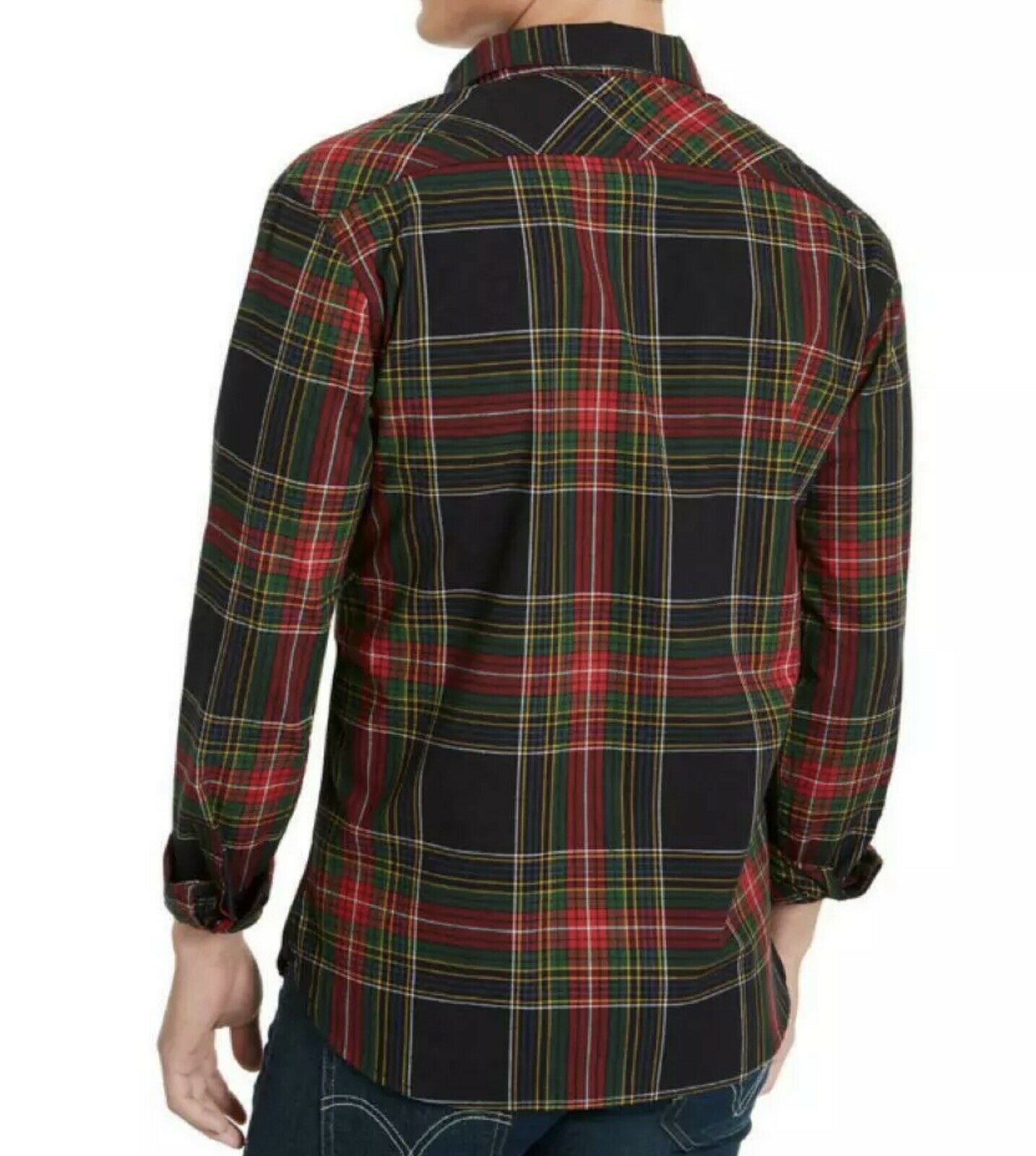 Levi's Men's Malden Plaid Shirt Red Size Extra Large
