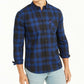 Levi's Men's Chama Plaid Shirt Gray Size XX Large