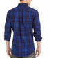 Levi' Men's Alban Plaid Flannel Shirt Blue Size Medium