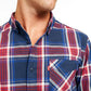 Levi's Men's Large Plaid Button-Down Shirt Blue Size XX-Large