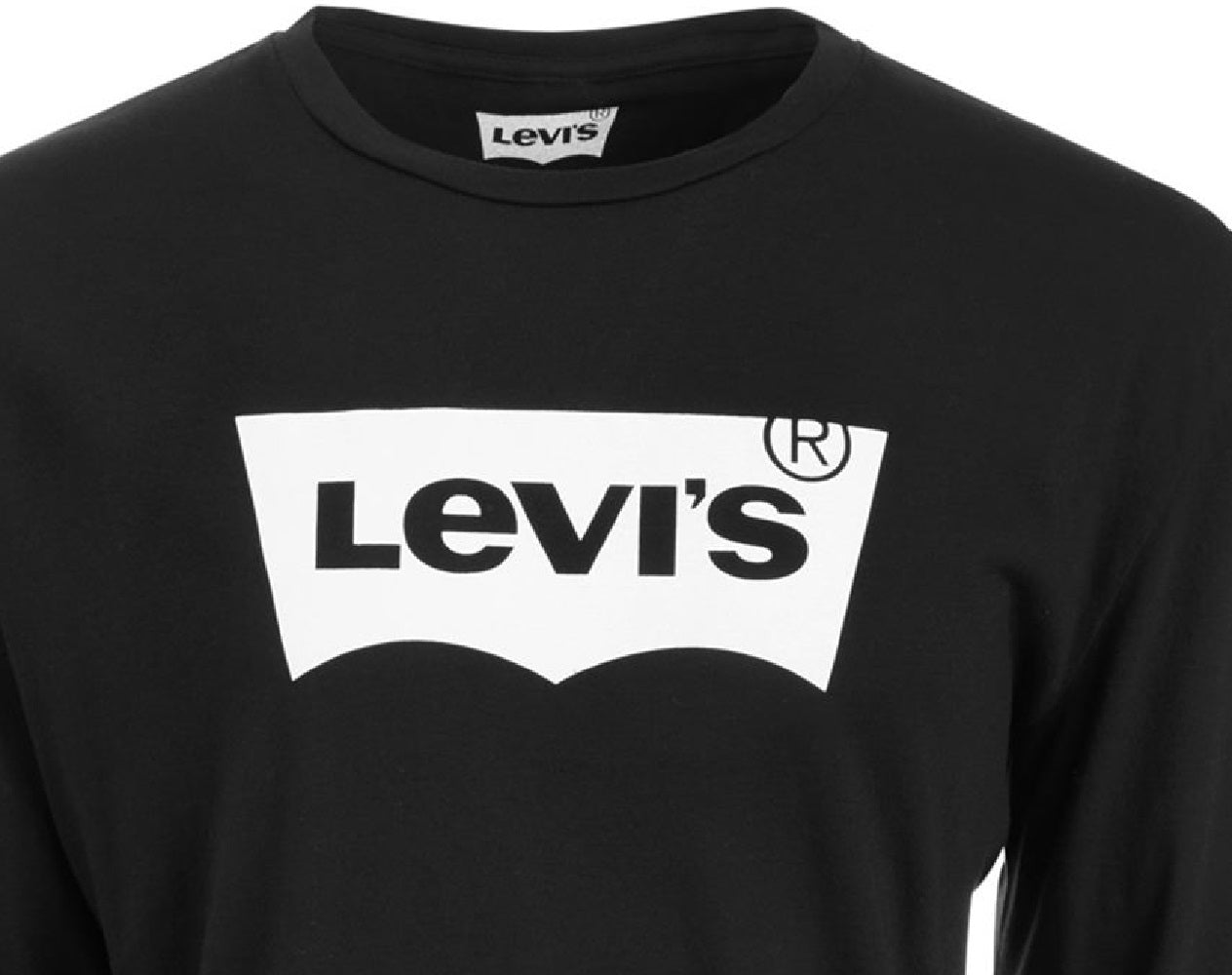 Levi's Men's Batwing Logo Graphic T-Shirt Black Size Extra Large