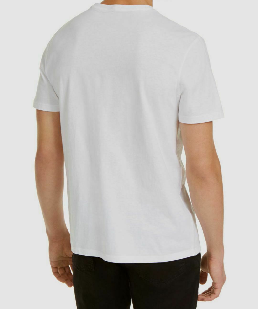 Calvin Klein Men's Side Logo T-Shirt White Size Small