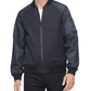Calvin Klein Men's Colorblocked Mix-Media Bomber Jacket Charcoal Size Large