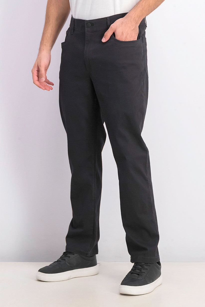 Calvin Klein Men's Slim-Fit Printed Texture Pants Charcoal Size 34X30