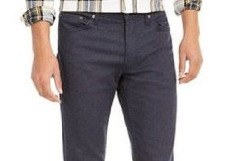 Levis Men's 511 Slim-Fit Stretch Flannel Jeans Blue Size 31X32