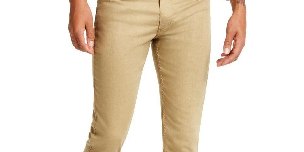 Levis Men's 511 Slim-Fit Stretch Flannel Jeans Brown Size 30X30