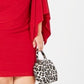 मॉर्गन एंड कंपनी महिलाओं के लिए प्लस साइज वन-शोल्डर ड्रेस लाल रंग आकार 18W